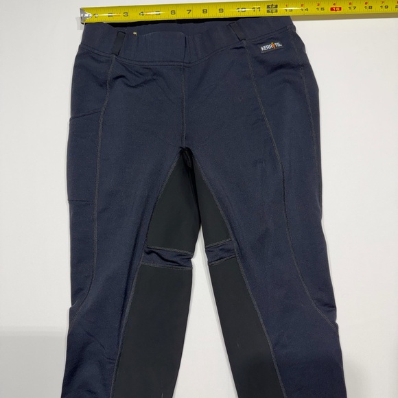 Sku#133 Kerrits Women’s Riding Tights Navy | Size L | Knee Patch Equestrian - Picture 4 of 7